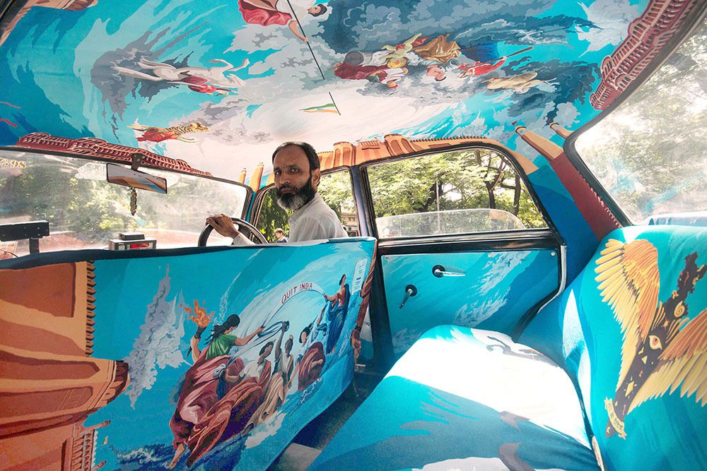 ART-Déco intéreur-Taxi-Inde