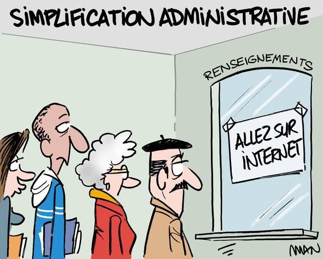 Simplifications administratives humour