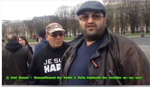 Les photos du 19 mars 2017 au rassemblement des harkis à Paris, Esplanade des invalides