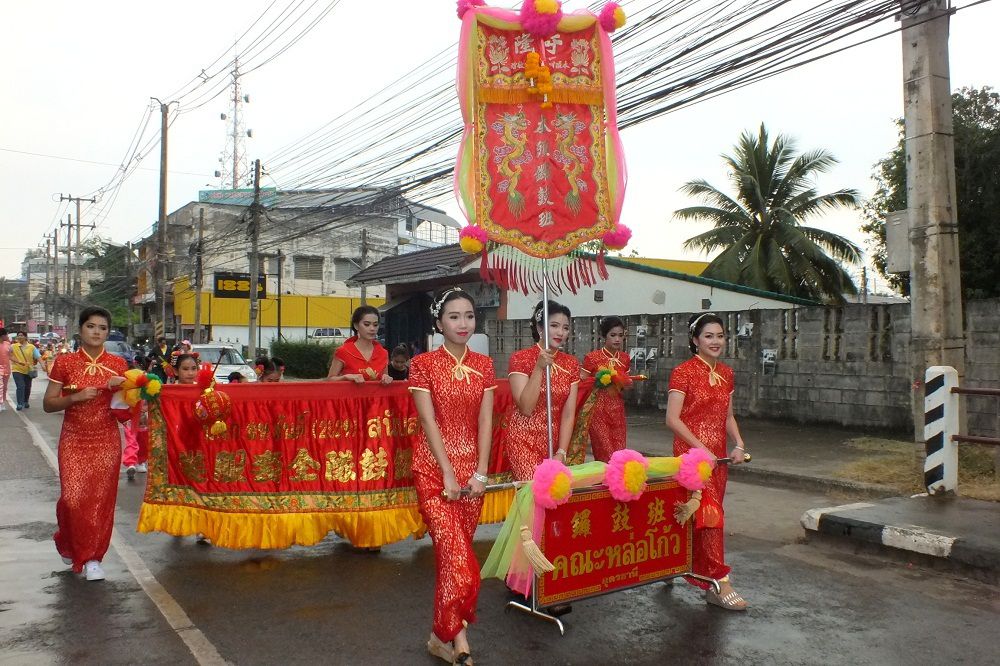 5 décembre 2015 : Udonthani. Parade chinoise