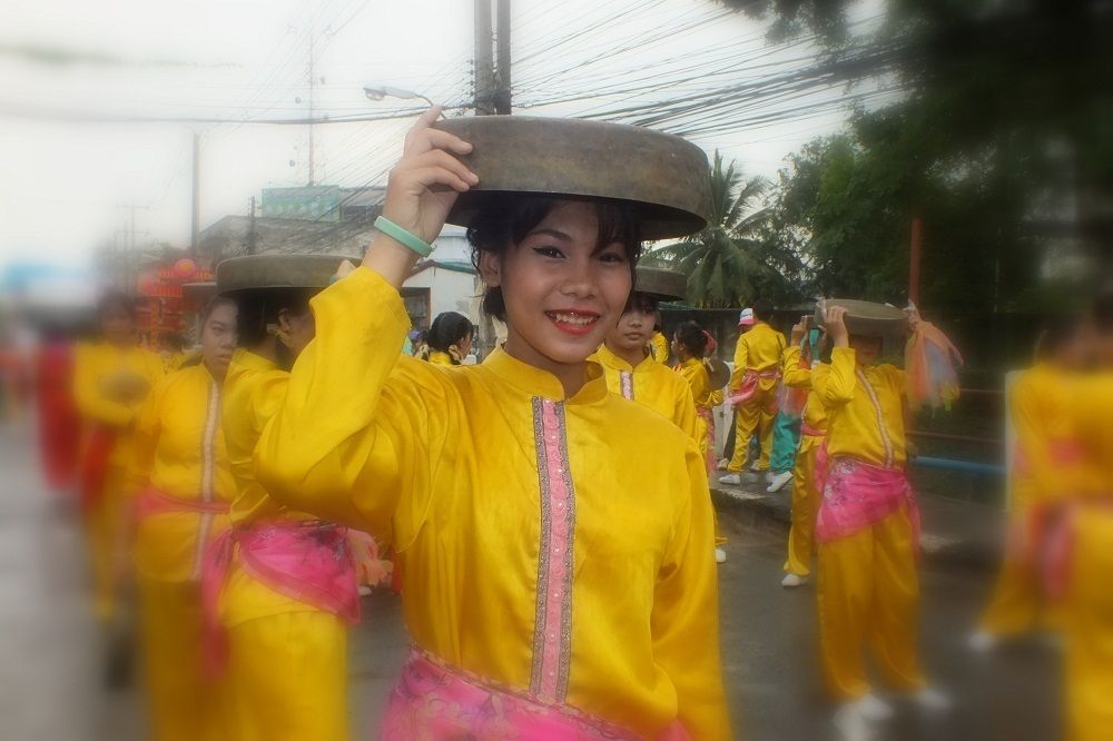 5 décembre 2015 : Udonthani. Parade chinoise