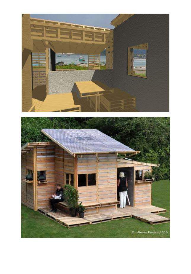 Une cabane en palettes pour 364 euros (500$)