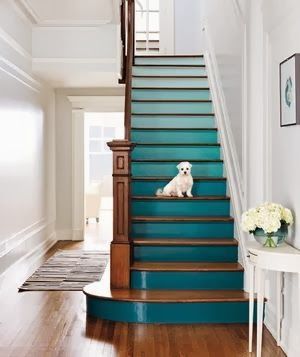 color zoning escalier