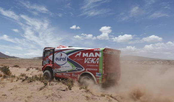 Dakar camion Versluis et son Man Leader