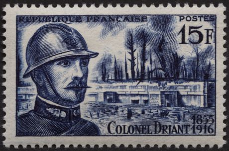 21 février 1916 , à Verdun la geste du colonel Emile DRIANT .