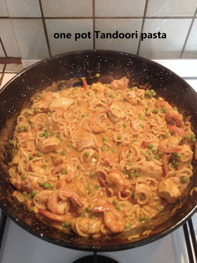 One pot Tandoori pasta