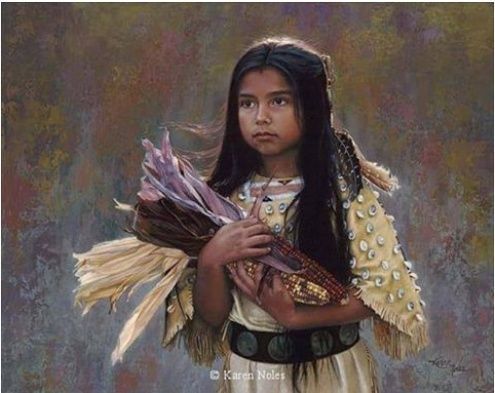 La jeune fille et le petit esprit du feu Hopi - Je Révèle mon Essence de  Soi !