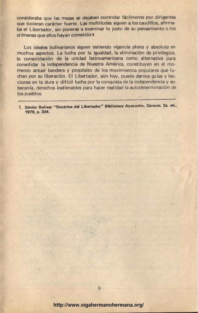Concepción del Estado en el pensamiento de Bolívar