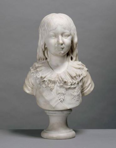 Buste de Louis-Charles, fils de Louis XVI et de Marie-Antoinette