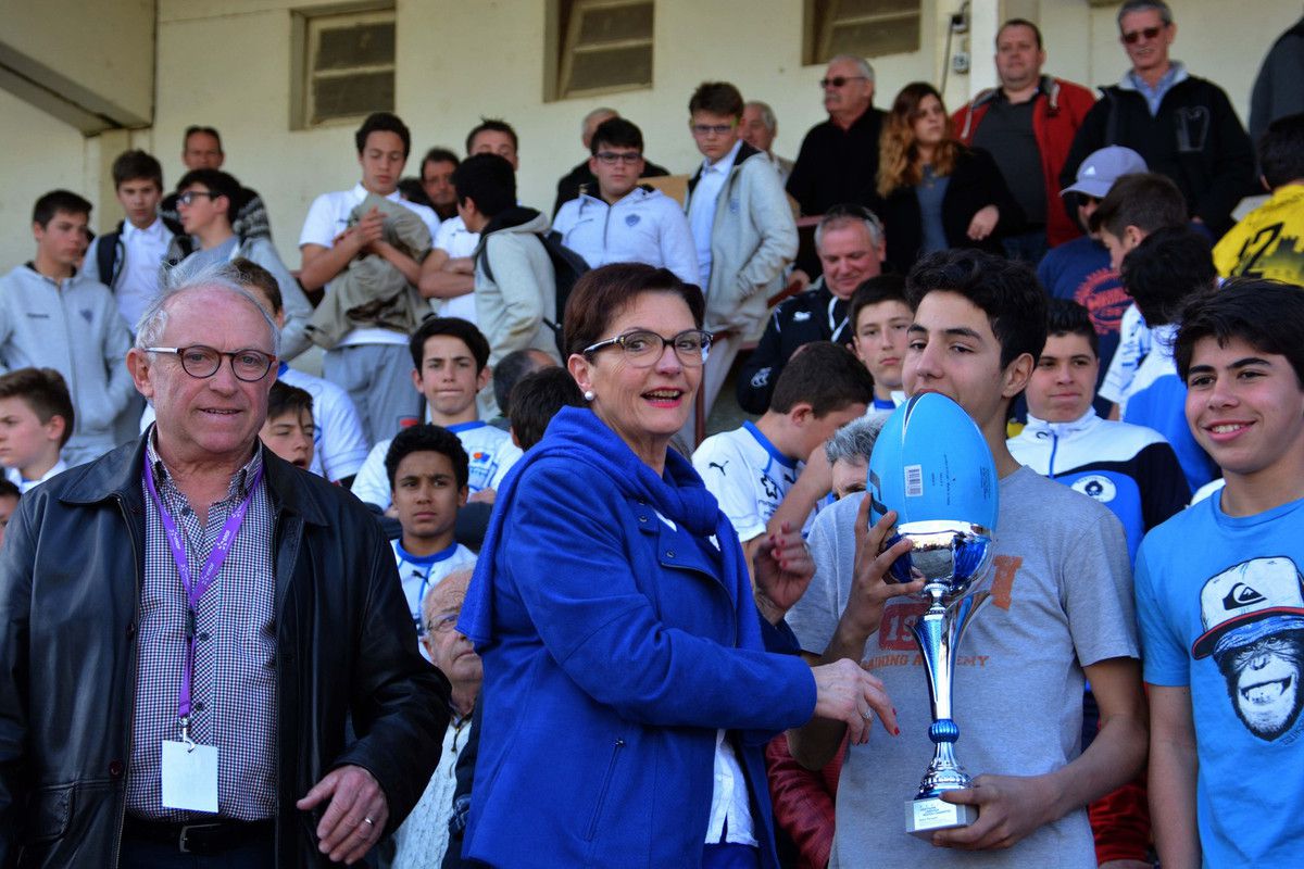 ORTHEZ : La remise des prix du tournoi de Pâques (rugby à XV minimes)