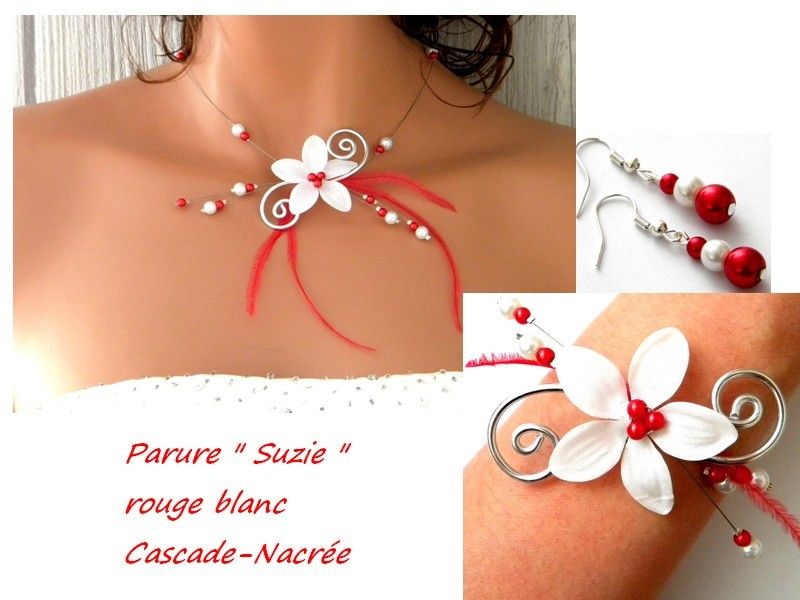 bijoux mariage rouge