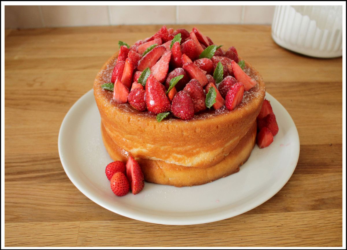 Baba aux fraises