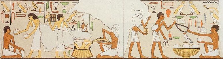L'ÉGYPTOLOGIE TCHÈQUE : III. LES FOUILLES D' ABOUSIR DURANT LA DERNIÈRE DÉCENNIE DU XXème SIÈCLE - 5. LA TOMBE DE FETEKTI : PRÉMICES À LA SCÈNE DE MARCHÉ