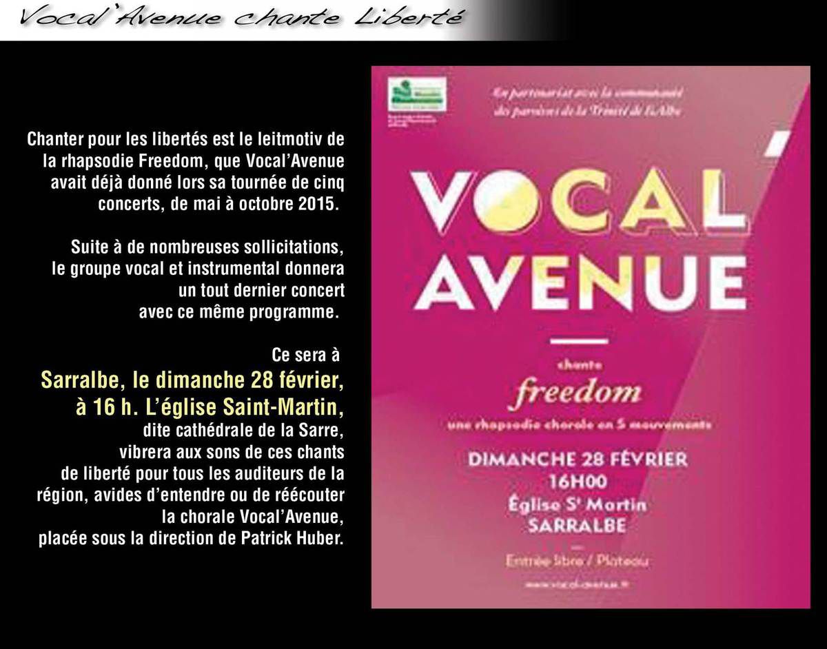 VocalAvenueAnnoce12 2014