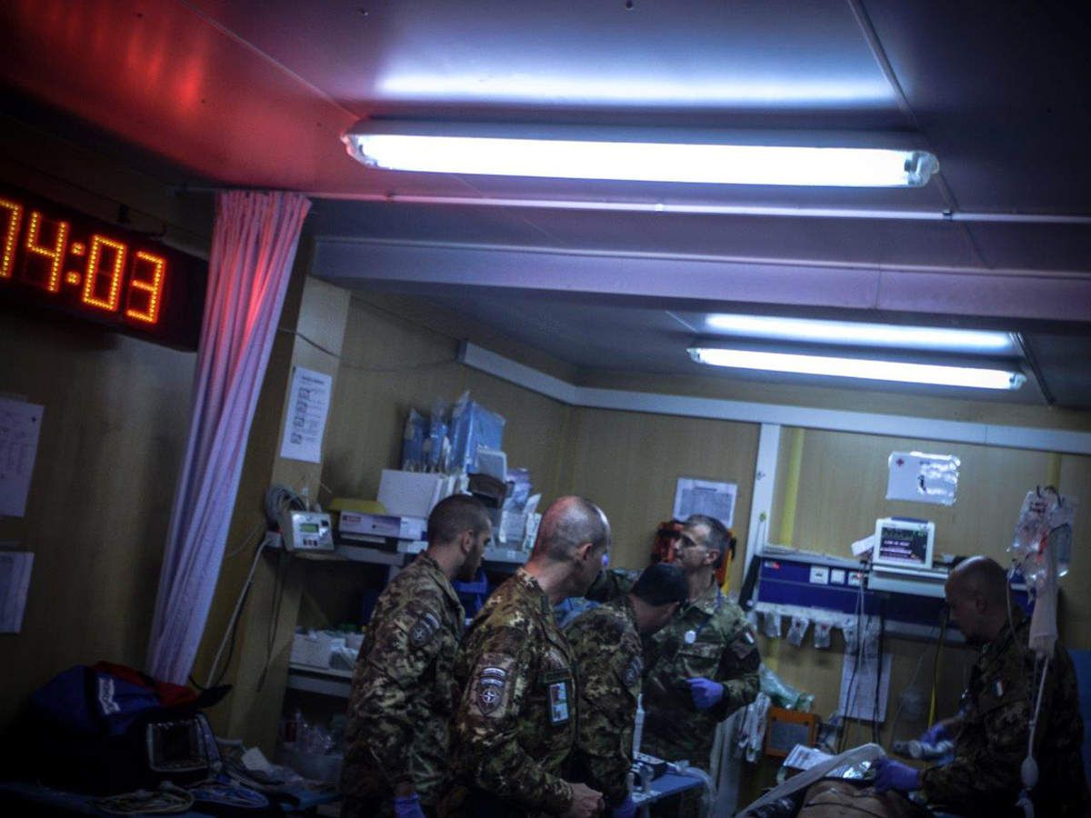 Afghanistan:militari italiani impegnati in esercitazione Medevac