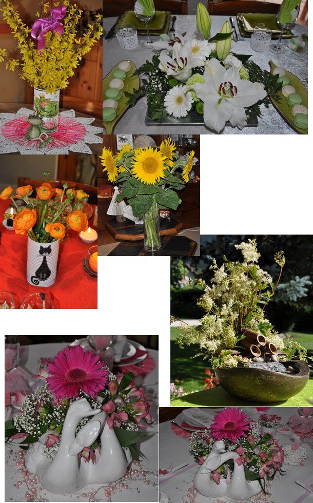des vases pour Lylou...des fleurs pour vous