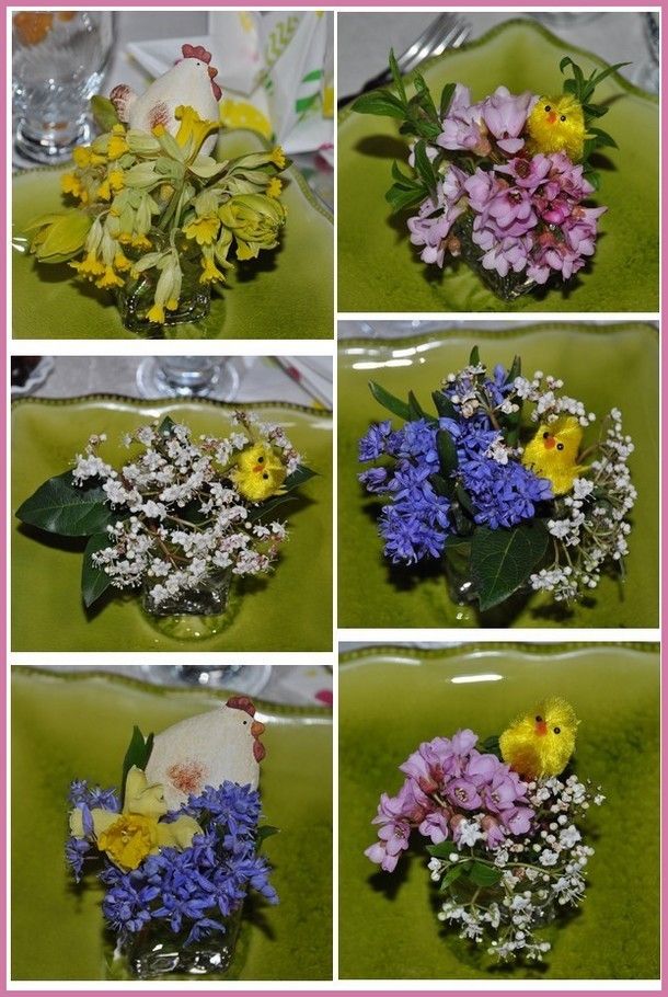 ma table de Pâques très "printanière"...