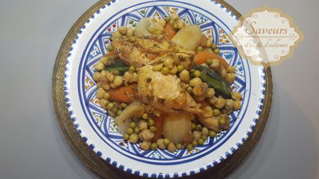Couscous Marocain au Poulet et Légumes