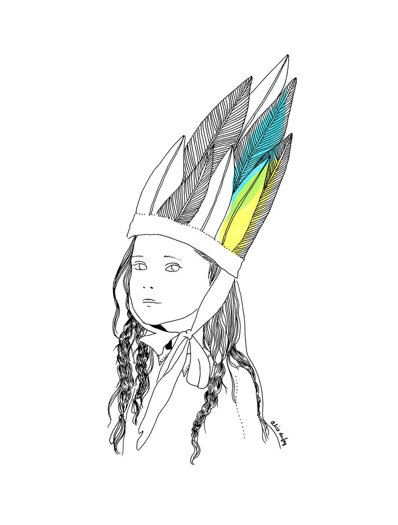 L'indienne d'Alice Dufay
