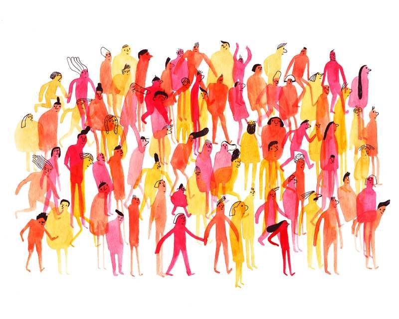 Foule par Marion Barraud