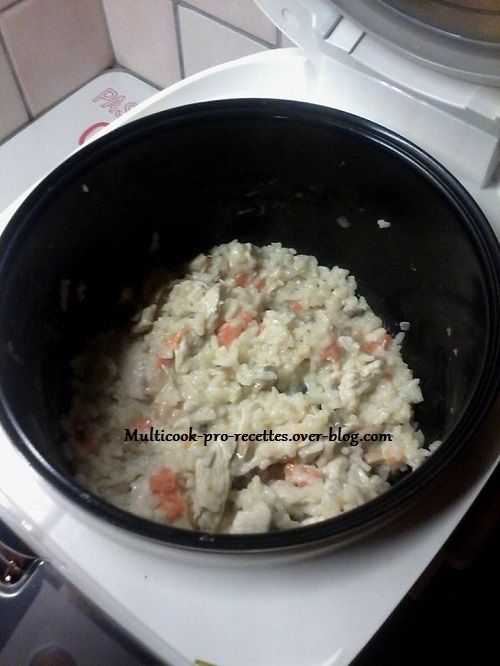 Fin de cuisson risotto