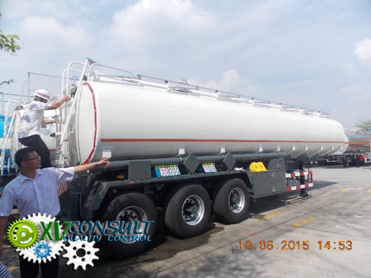 oil semi trailer 35000 Liters 3 axles 