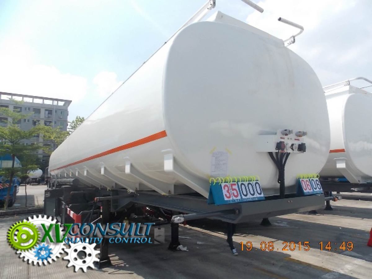 oil semi trailer 35000 Liters 3 axles 