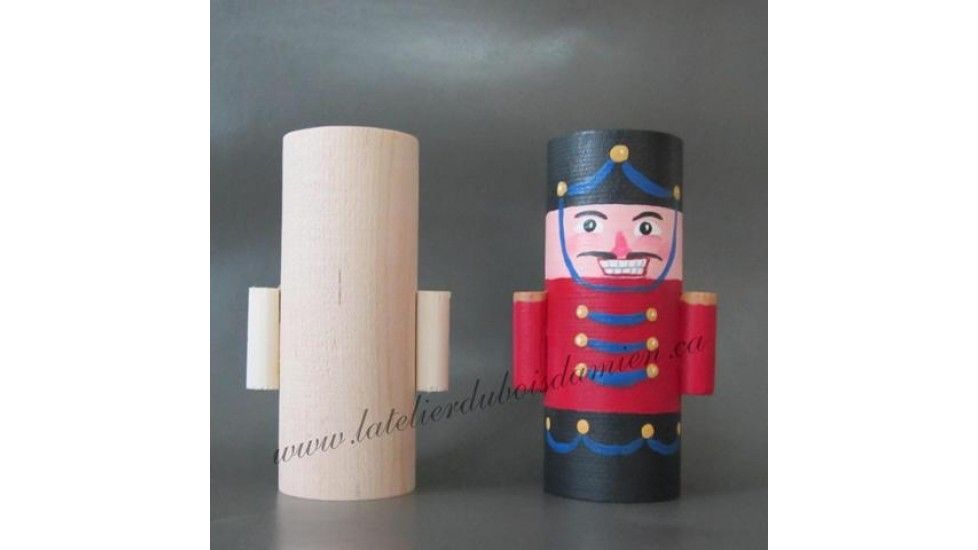Kits de peinture 12,7/ cm//12/ cm de hauteur Ensemble de 6/ par vierge Soldat Casse-noisette peinture votre propre Casse-noisette