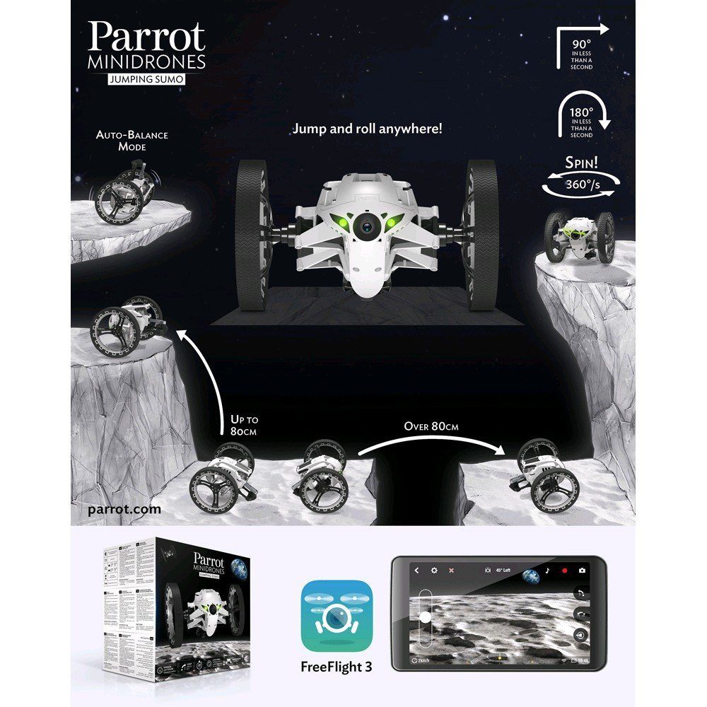 Drone Parrot Jumping Sumo NEUF - 80 euros - Le blog des bonnes affaires!