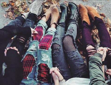 Collant sous ton jean inspirations du jour