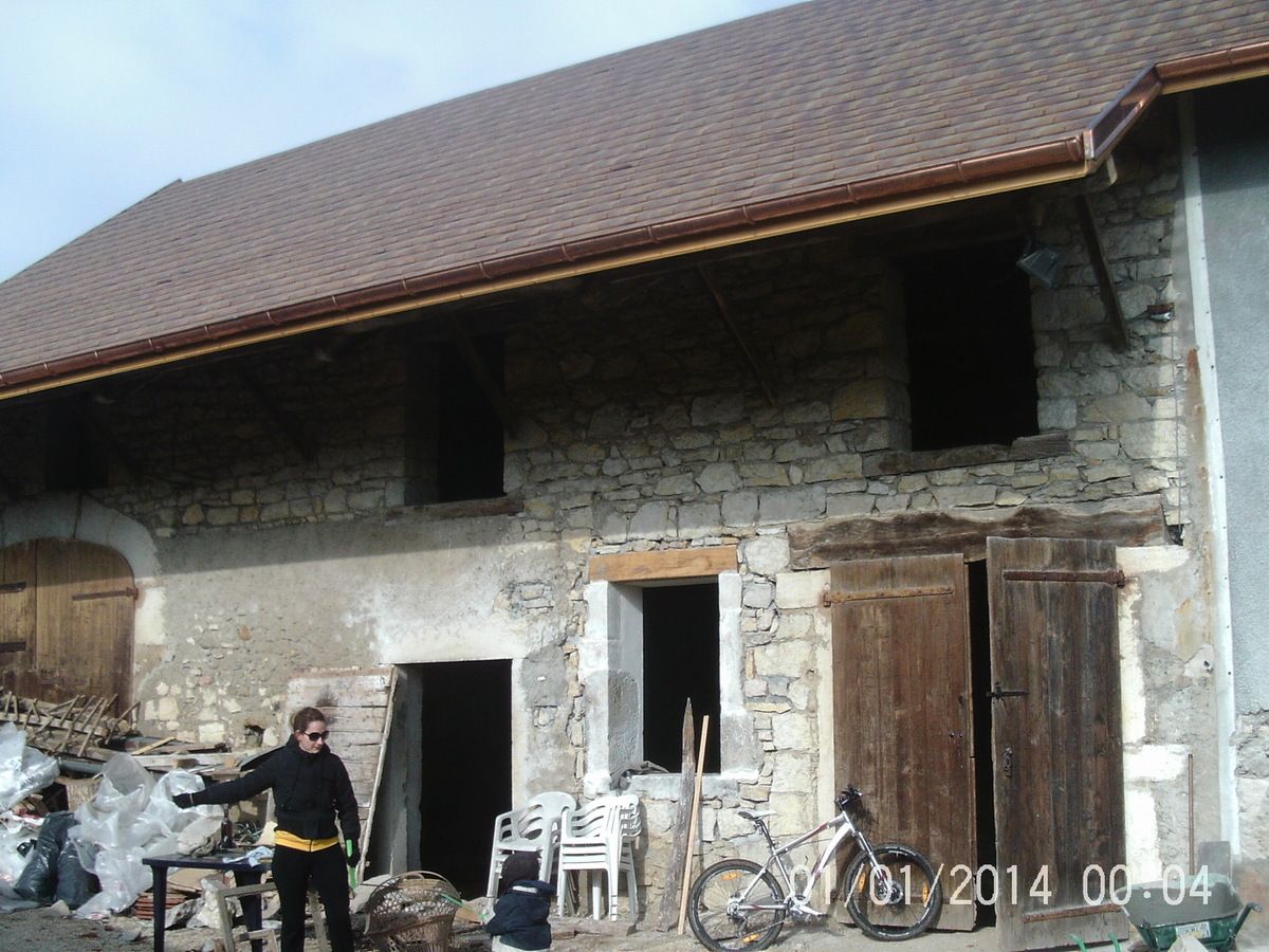 Ouvertures et maçonnerie rénovation d'un corps de ferme en ...