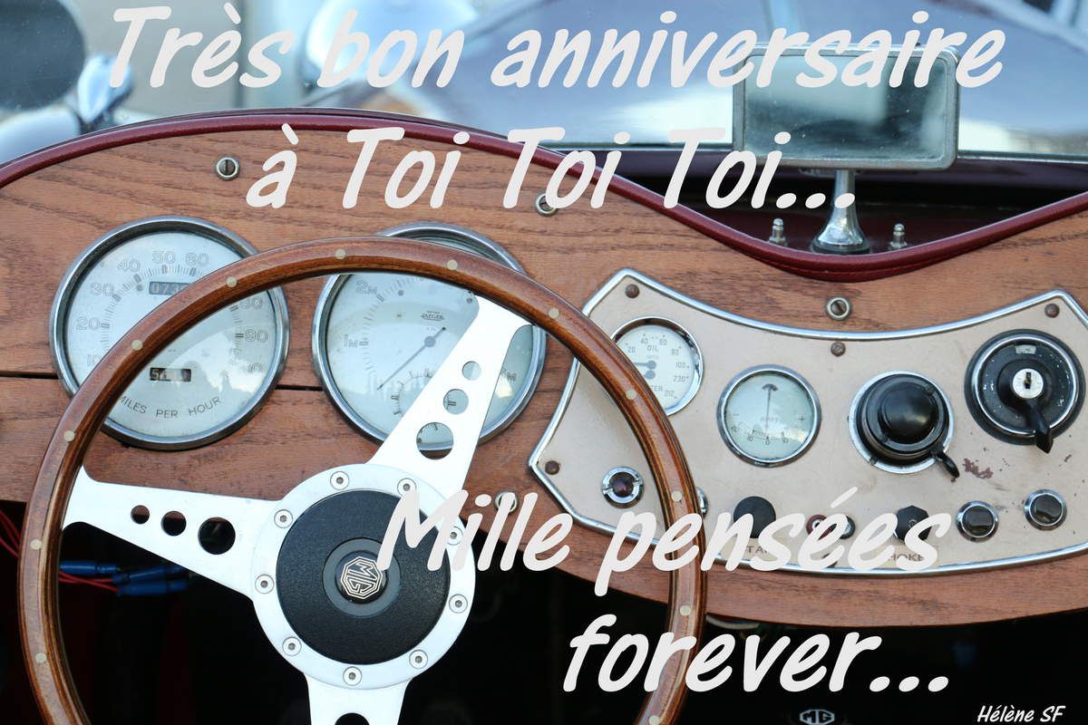 Carte Anniversaire Voiture Gratuite à Imprimer Carte Très bon anniversaire juste pour Toi - Hélène SF