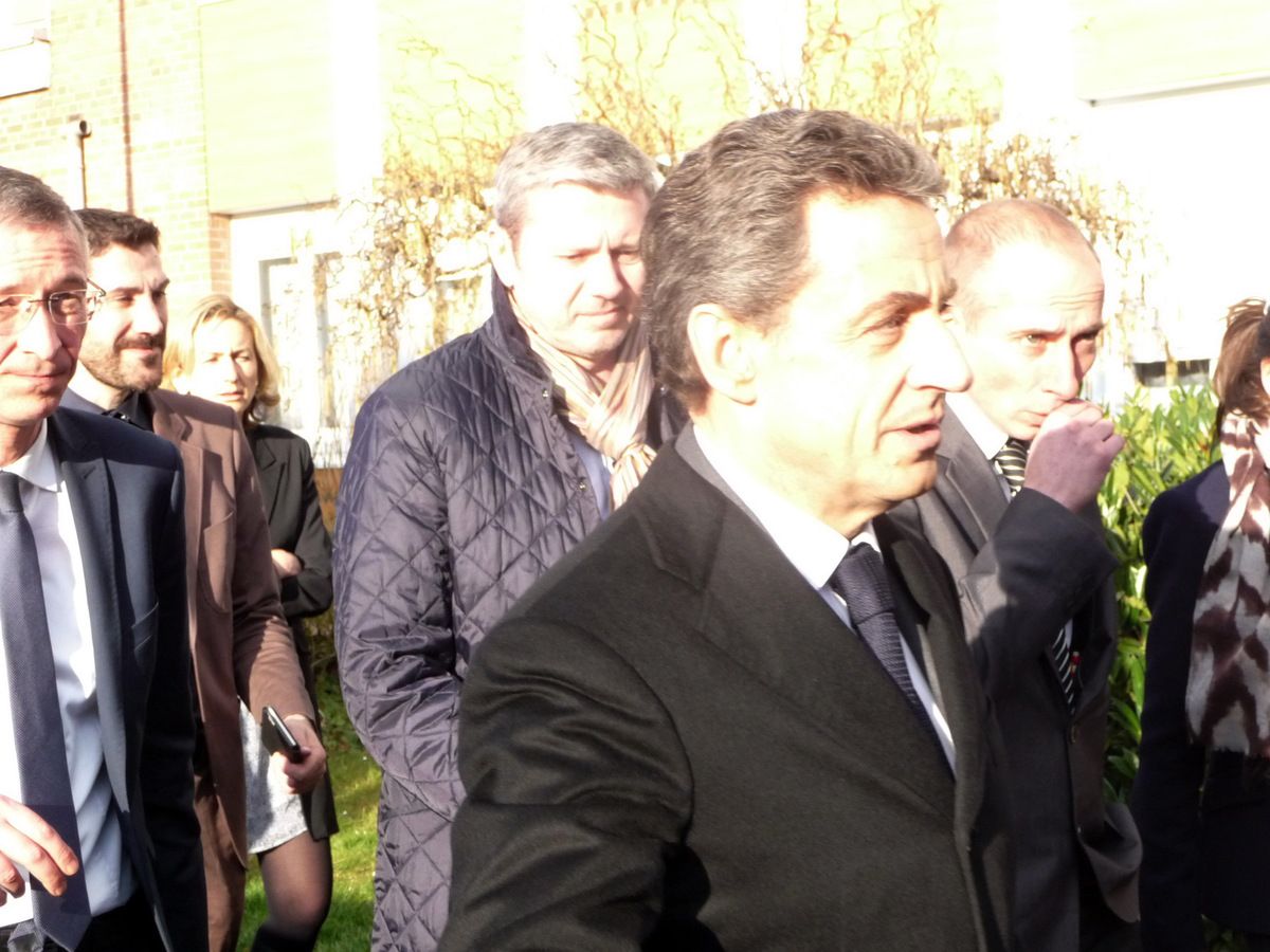 Nicolas Sarkozy Meeting à Halluin, le 21 Mars 2015.