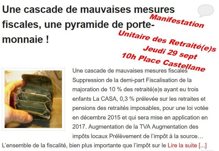 Le 22 septembre on s'en fout ! Pas du 29 !