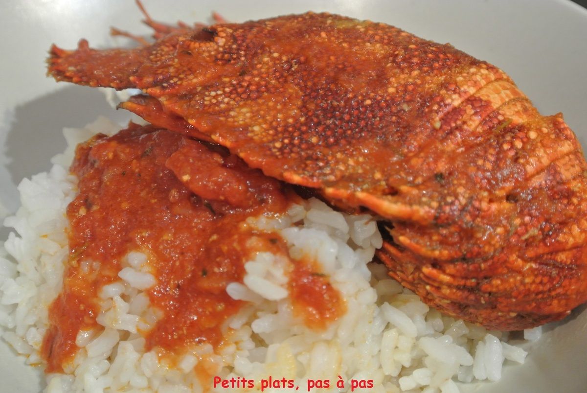 Recette Cigale De Mer Sauce Armoricaine Cigale de mer sauce tomate - Petits plats, pas à pas