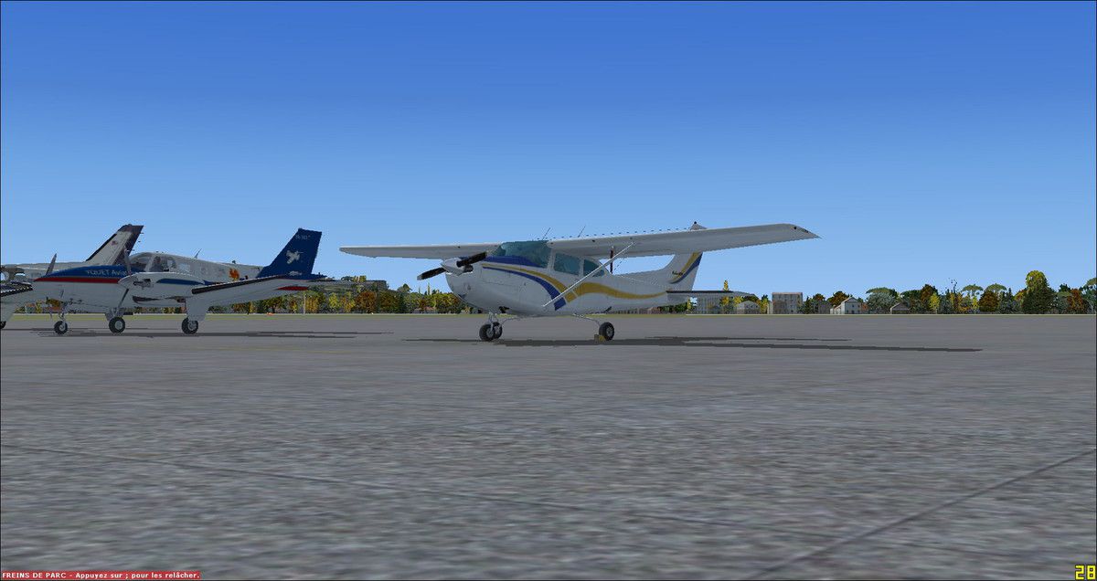 Le pilote du Cessna 182RG prêt au départ à Durban...