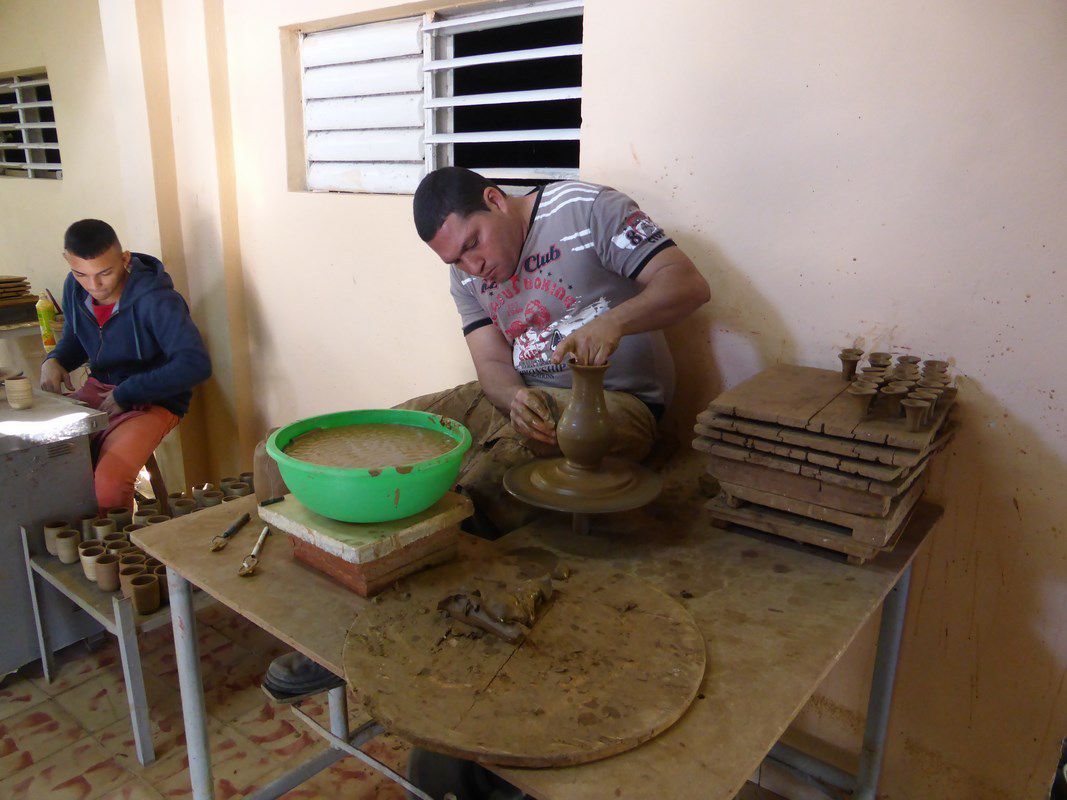 L'atelier de poterie de Trinidad
