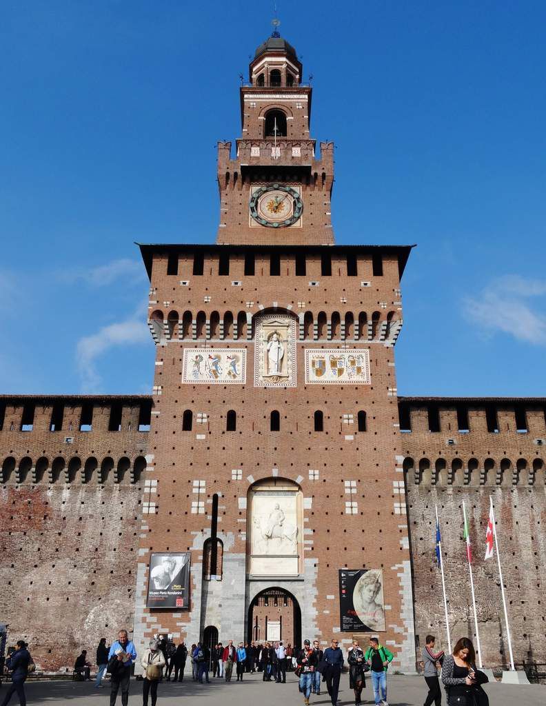 Milan : la forteresse Sforza - Saint Ambroise