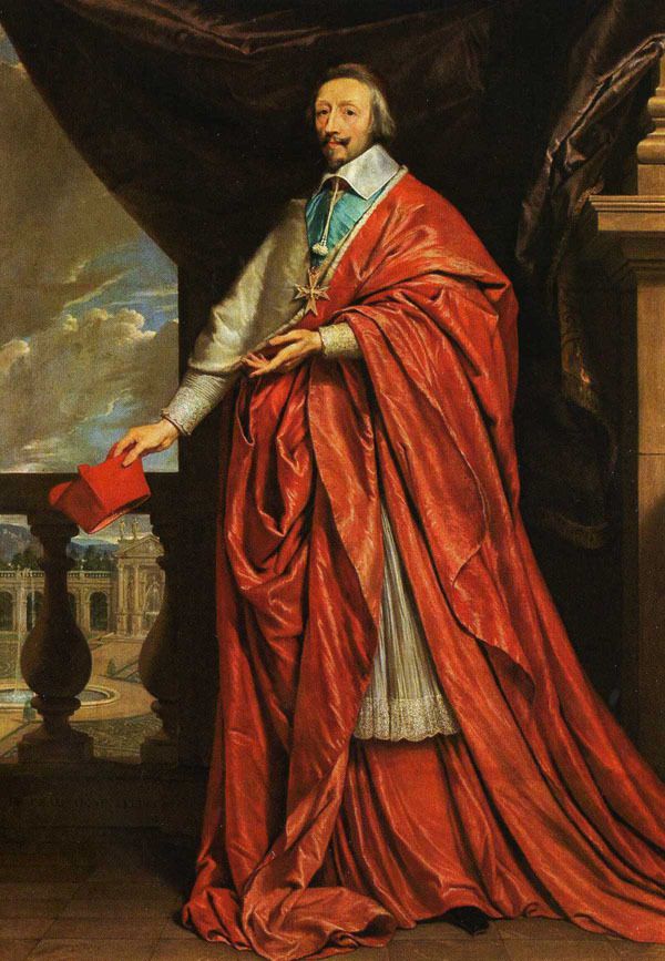 Portrait du Cardinal de Richelieu 1640 par Philippe de Champaigne - Etre et  Art