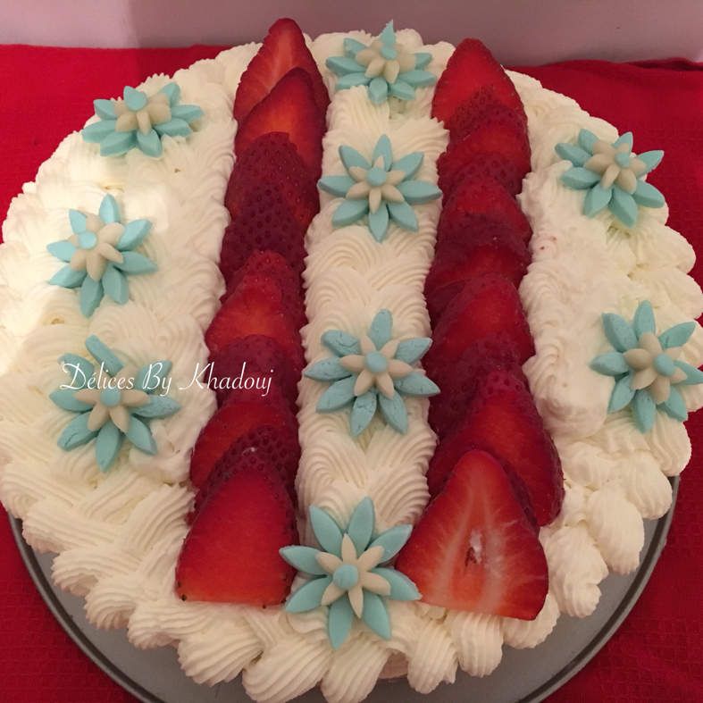 fraisier - les délices de khadouj fraisier - les délices de khadouj