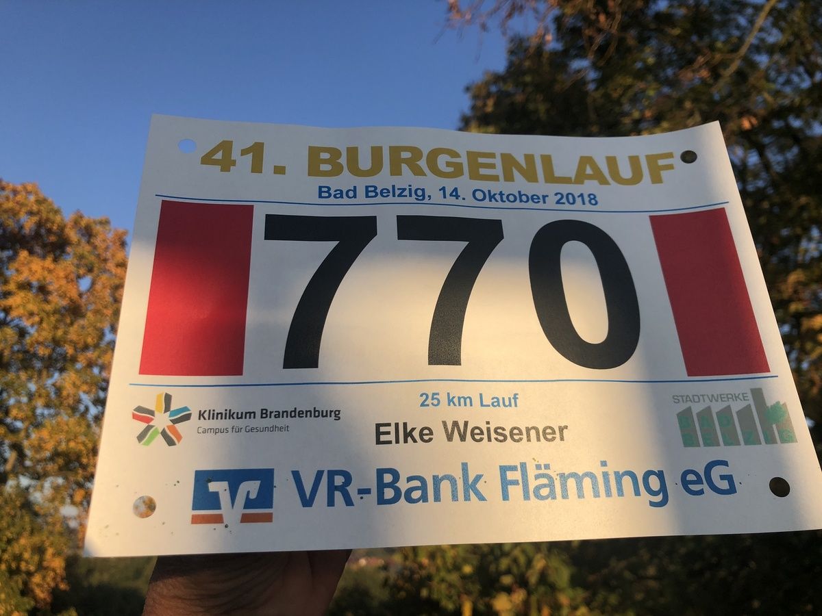 Belzig Burgenlauf Am 14 10 2016 Blog Von Laufmaus Elke