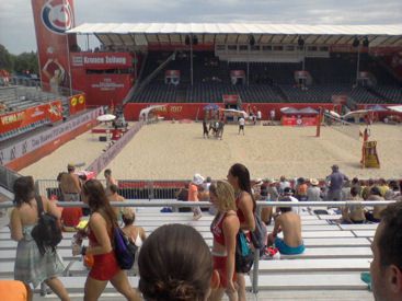 Beach-Girls dürfen natürlich auch bei einer WM nicht fehlen