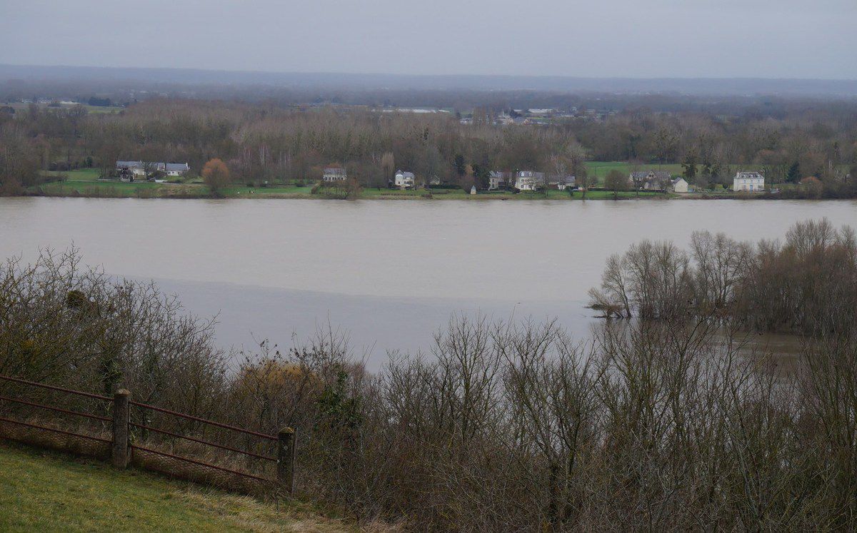 Partage des eaux , La Loire et la Vienne à Candes Saint Martin