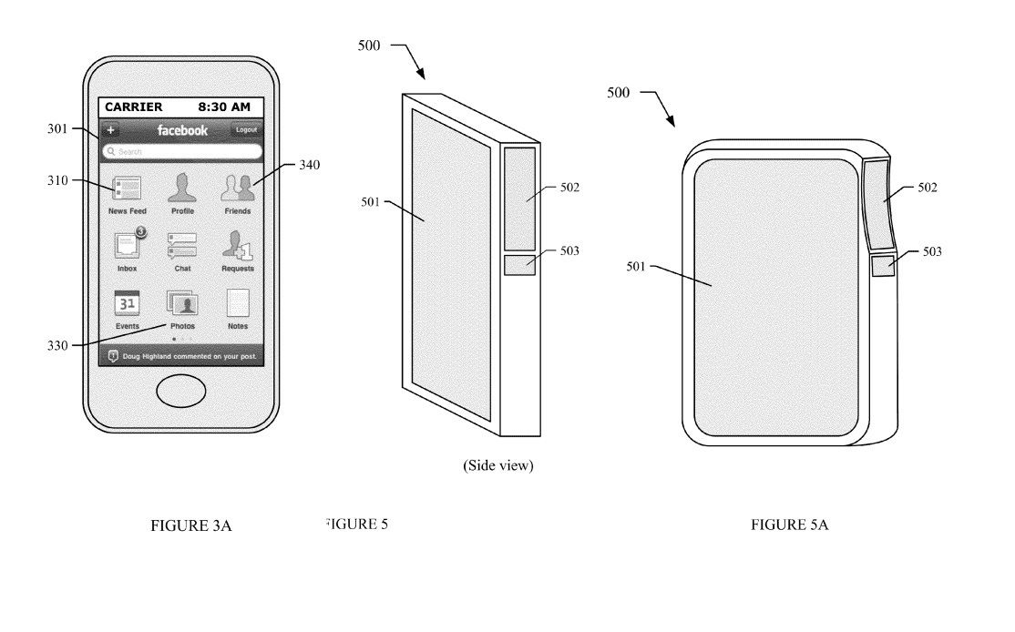 Brevet : Facebook envisage un smartphone au design original