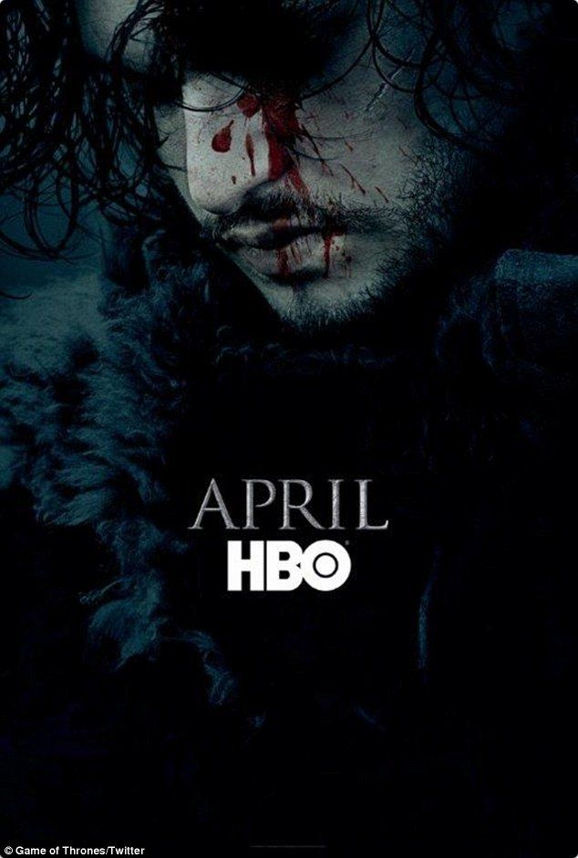 L'oeil de Jon Snow ( kit harington ) est barré par un éclair rouge de sang, signe du contrôle MK-Ultra.