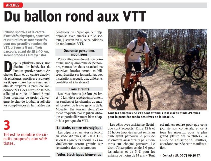 randonnee vtt 8 mai