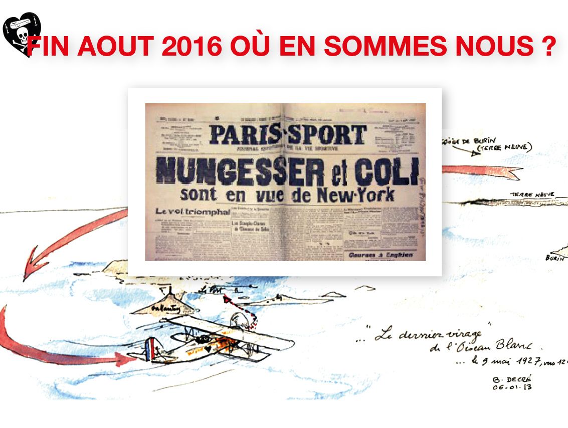 FIN AOÛT 2016, OÙ EN SOMMES NOUS ?