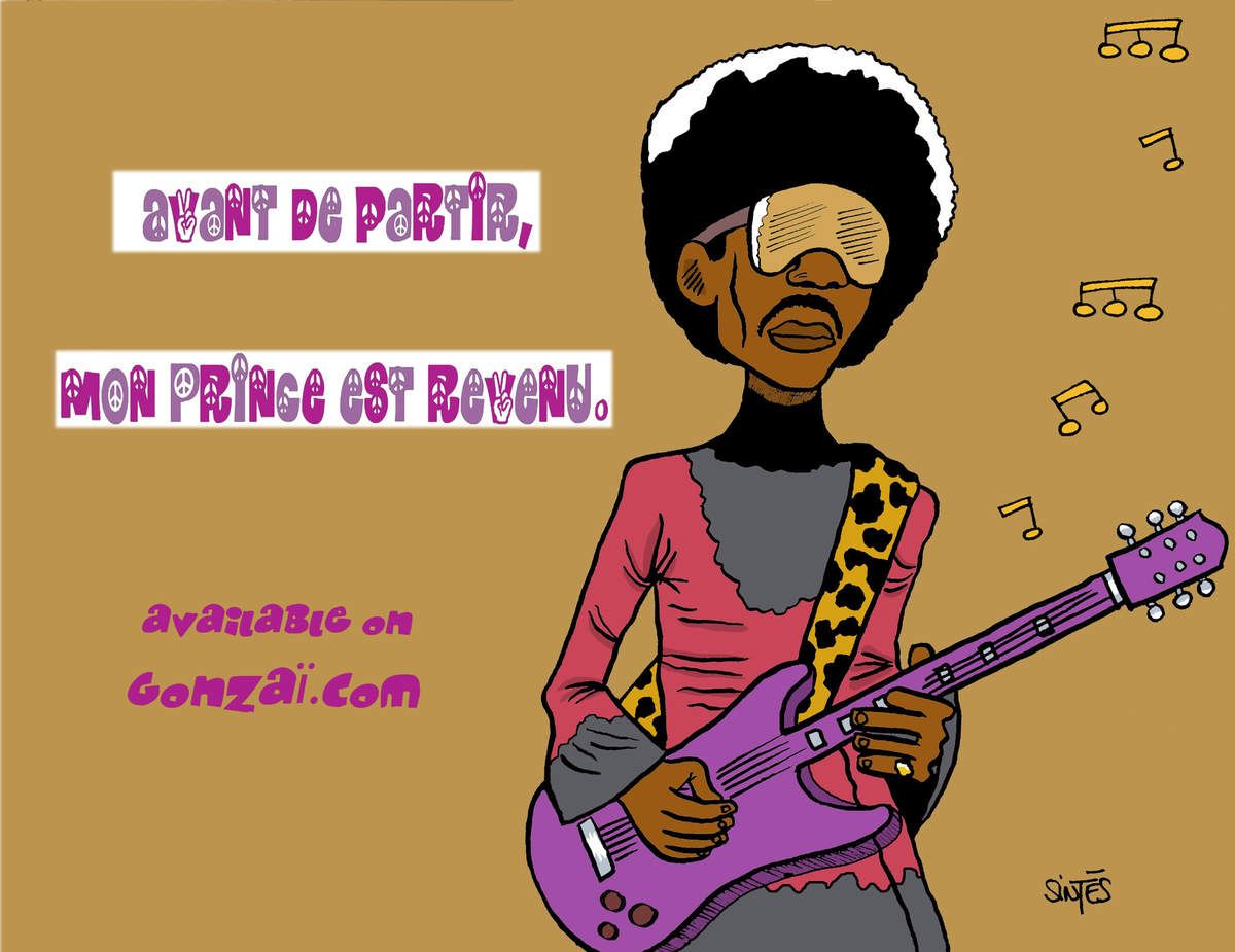Chronique dessinée sur Prince pour Gonzaï.