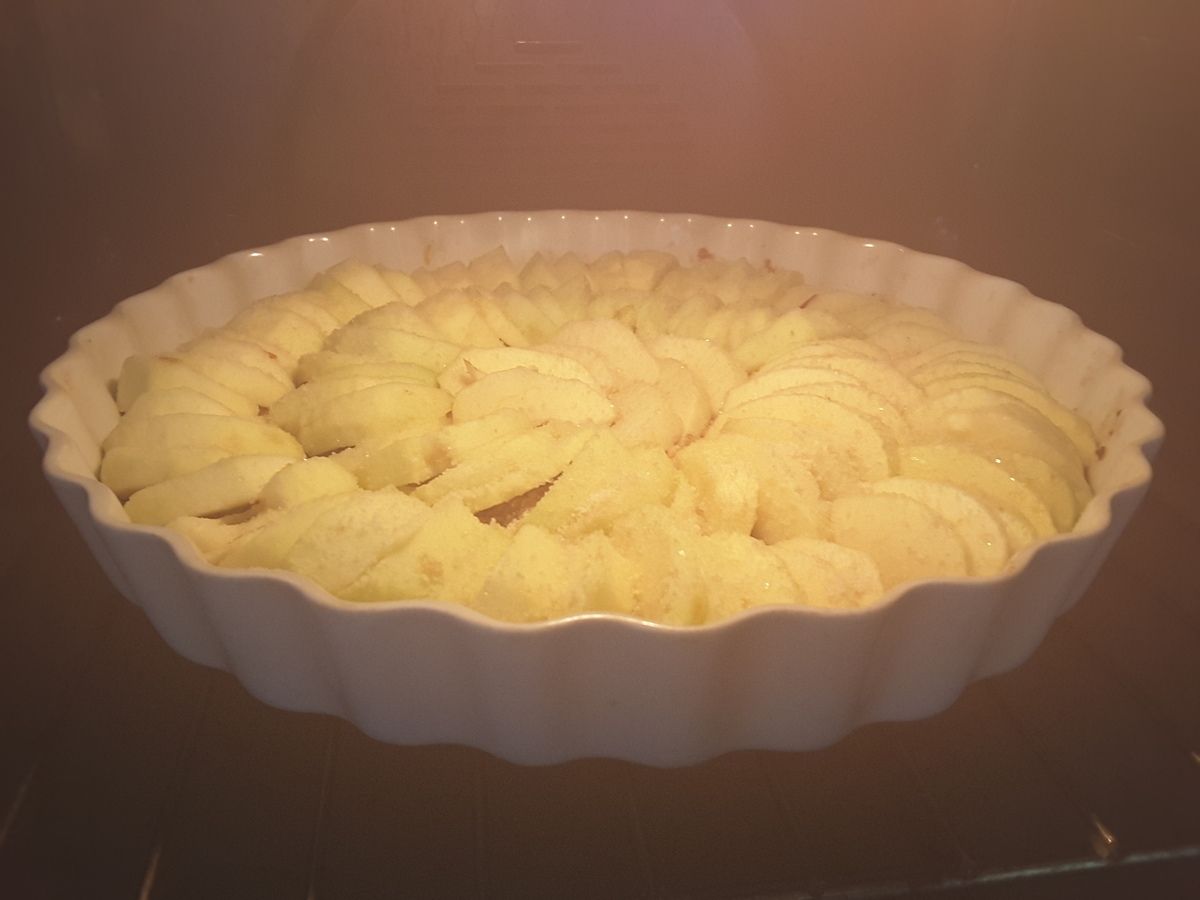 Tarte Aux Pommes Poudre D Amandes Zest De Citron Pas De Gluten