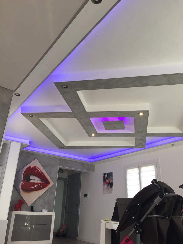 Plafond design placo résultats d'aol image search Platrerie faux plafond salon